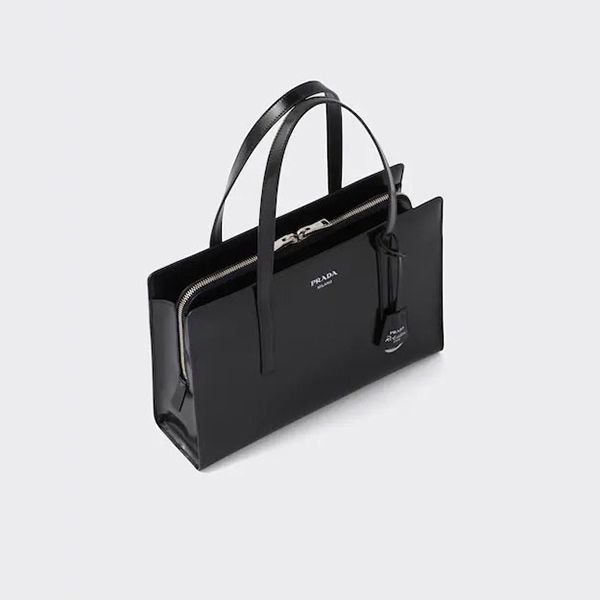 国内完売!プラダ新作 コピー★ミディアムブラッシュドレザーハンドバッグ 1BA350ZO6F02SBVOOO